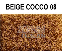 colore beige cocco per zerbini personalizzati in cocco sintetico