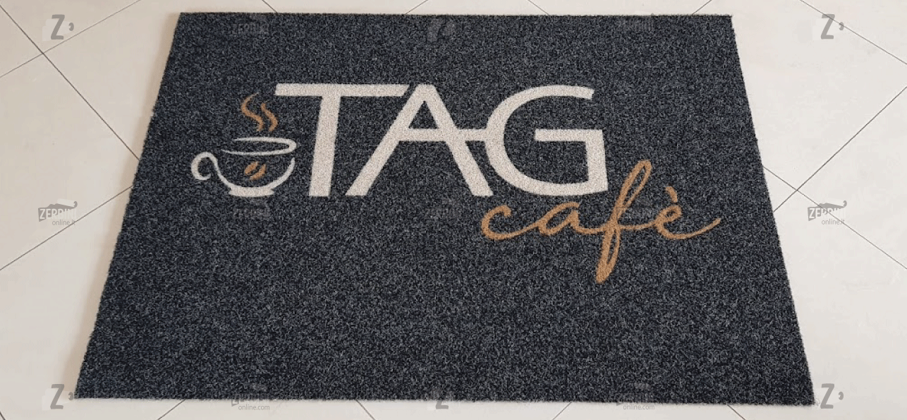 tagcafe-zerbino personalizzati - tappeti su misura